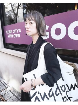 メリケンビューティーパーラー コウベ(MERICAN BEAUTY PARLOR KOBE) 【切りっぱなしボブ/イメチェン/美髪】牧田じゅん