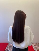 ピールアーク(peal ark)&nbsp;20代30代40代ピンクブラウン艶感ストレート透明感ナチュラル