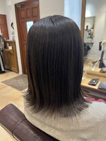 アマレット(Amaretto)&nbsp;【チャコールグレー×外はねボブ】