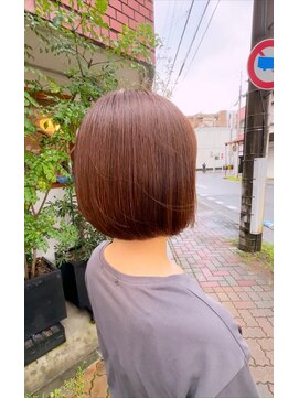ヘアーラボ ハチ(HAIR LABO HACHI) イメチェンヘアスタイル/ボブ×アッシュブラウン