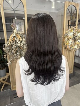 ニジヘアー(Nizi hair) ラベンダーブラウン/髪質改善/透明感