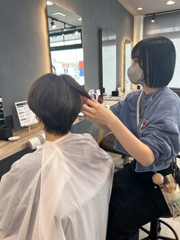 ムーヘアー MOU HAIRの写真/アフターケアはもちろんヘアスタイルの再現性のアドバイスはお任せ下さい。豊富な知識と経験で対応致します