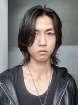 アルバム 渋谷パルコ(ALBUM) サーフカールブルーブラック韓国マッシュ_F60121