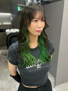 ロテ 名古屋 名駅店(Lote.) ホワイトグレージュ/デジタルパーマ/チェリーブラウン