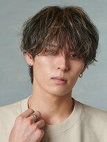 エルマーク 堺東(L-MARK)&nbsp;スパイラルパーマ/ツイストパーマ/メンズ/センターパート/波巻き