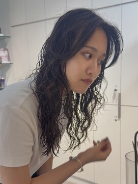 ロンドアンメゾン 原宿(Lond un Maison.) 姫カットレイヤー/暗めカラー/韓国風巻き/レイヤーカット/原宿