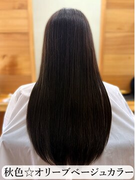 ハース(HEARTH) 秋色☆オリーブベージュカラー