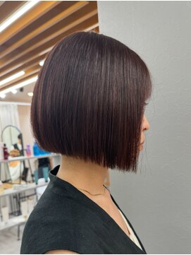 アガペー(Agape) ボブ☆レッドブラウンカラー