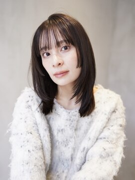 ニコ トウキョウ 渋谷(nico TOKYO) ロングレイヤーカット顔周りレイヤーウルフハッシュカット韓国