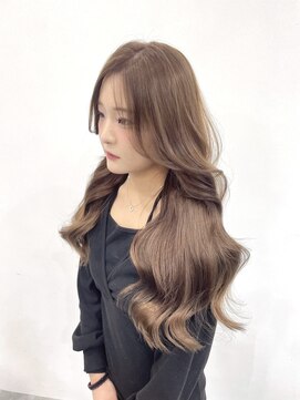 (ブリーチありダブルカラー)ベージュカラー