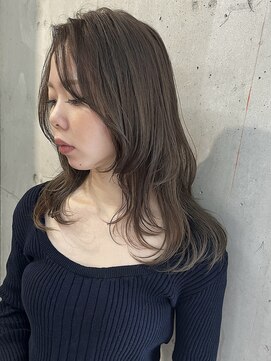 ラニヘアサロン(lani hair salon) 透明感カーキベージュカラー