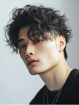 サロンリベルテ(salon Liberte) 清潔感と品格ツーブロックメンズパーマ◎社会人向け黒髪ワイルド