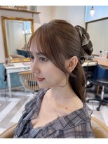 ロンドアベニール 北千住(Lond avenir)&nbsp;韓国顔周り/バタフライカット/ミディアムレイヤーカット北千住