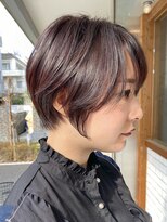 ガーデンタチカワネクスト(garden tachikawa next) 丸みショートマッシュショート耳掛けショート大人ショート20代