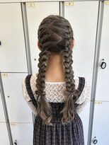 キキ(kiki by KENJE)&nbsp;編み込みアレンジ