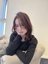 トゥルーブ バイ ファースト 富沢店(trove by first) ミディアムレイヤー/顔周りカット