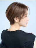 前髪なし大人ショートボブ30代40代50代 【AIN.表参道】川原大地