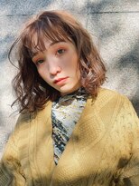 ラモードイワイインターナショナル(La Mode IWAI international) ゆるふわウェーブミディボブ