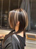カットカットカットヴェンティ(Cut!Cut!Cut!VENTI)&nbsp;アンブレラカラー×ロングウルフレイヤー