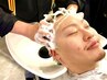 [抜け毛予防]メンズカット＋PREMIUM頭皮ケアスパ＋シェービング￥7,500