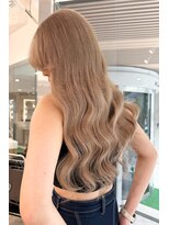 エクステ/シールエクステ専門店/梅田/ヘアセット/ヘアアレンジ/LANDS ANNEX  エクステ&nbsp;ミルクティーベージュ バージンレミーエクステ80本【大阪 梅田】
