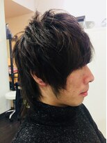 アーク シエル(Ark Ciel)&nbsp;大人カジュアルウルフ風メンズカット前髪重めボリューム