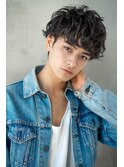 コンマヘアビジネスかき上げトランクスヘアショートレイヤー
