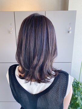 エイト 沖縄豊崎店(EIGHT toyosaki) お客様スナップ たっぷりブルーハイライト