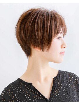 タヤ グランデュオ立川店(TAYA) 20代シースルーバングハイライトオリーブカラーショートボブ