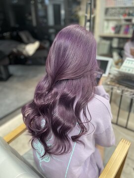 ティアム 渋谷店(Tiam shibuya) ピンクラベンダーカラー/韓国ヘア/ケアブリーチ/ダブルカラー