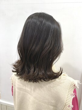 ネオリーブウリ 二子玉川店(Neolive uri) グレージュカラーインナーカラー白髪ぼかしハイライト