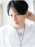 オシャレ＆ワイルド/センターパートのリラクシーショートf仙台