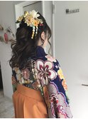 卒業式/袴/ハーフアップ
