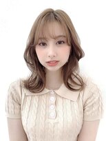 くびれミディココアベージュカカオブラウン透明感20代30代表参道