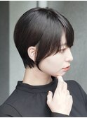 ショートカット×ひし形ショートボブ×前髪あり20代30代40代 s03
