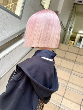 レイム(LAME) white×palepink