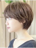 calna by ELMO/ショートボブ/ハンサムショート/丸みショート