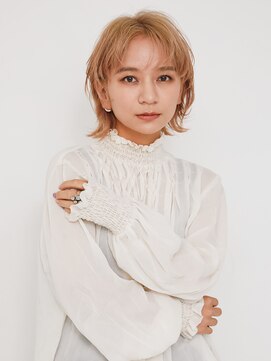 オンク 新宿(onk) 黒髪/グレーベージュ/レイヤーロング/前髪パーマ[新宿駅]