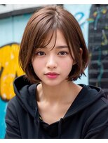 レイラバイアフロート 吉祥寺(Lila by afloat)&nbsp;小顔ナチュラルショート20代30代40代くびレイヤーショート