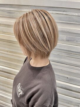 エール(a:le) 白髪ぼかしバレイヤージュ