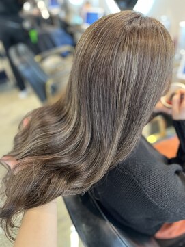 エファッセ 行田店(efface) ハイライト×白髪ぼかし