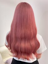 ベレーザ 渋谷(BELEZA)&nbsp;8120ベビーピンクカシスレッドハイトーンカラー韓国ワンホンヘア