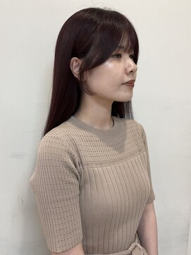 ミレバイジェニー (mirae by geny) 顔まわりの後れ毛カット r