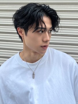 ツーダブル 豊中店(WW..) ツイストスパイラルパーマ波巻きスパイラル刈り上げマッシュ