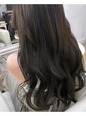オリーブブラウン×ロングヘア