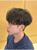 波巻きスパイラルパーマツイストスパイラルパーマシャドウパーマ