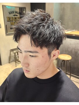 エイトメン 吉祥寺店(EIGHT MEN) アップバング ツイストパーマ ツーブロック