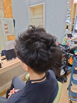 ブロッサム 東中野店 爽やかメンズ☆無造作ツーブロックマッシュナチュラル黒髪