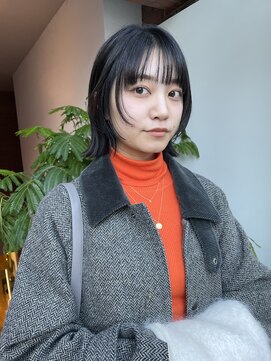 フェンヘアーアイス 中目黒(Fen.hair ici) ウルフレイヤーカットボブウルフ