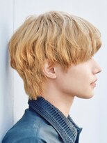 カインド 南青山(hair&make up KIND)&nbsp;ホワイトブロンドブリーチデザインマッシュレイヤー